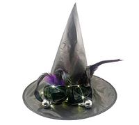 Watreketal Halloween Witch Hat Black-Wizard Witch Masquerade-Cosplay Costume Accessories Hats for Adult Kid Black Witch Hat Halloween Costume Witch Hat Witch Hat For-cosplay Party