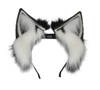 Watreketal Headband,Chargeable Cat Ear Headband Woman Students Carnivals Anime Character Hairband Cat Ear Headband Plush Christmas Hair Hoop