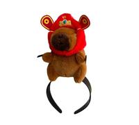 Watreketal Headband,Cool Bangs Clip Funny Capybaras Headband Cartoon Hair Headwear for Kids Stage School Play and Theatrical Shows