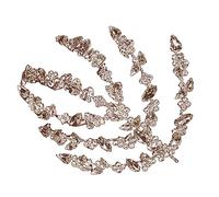 Watreketal Headband,Elegant Crowns with Crystal Layered Golden/Silver Bridal Shinning Full Wedding Crowns for Woman Wedding Supplies