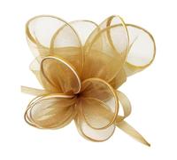 Watreketal Headband,Fashionable Hair Decoration Flapper Headband With Net Flower Hairpin Headwear Party Headpiece Great for Costume Event