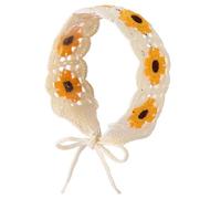 Watreketal Headband,Floral Crochet Hair Bandana Headscarf Womens Hair Scarf Floral Knit Headband Vintage Head Kerchief for Girls