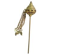 Watreketal Headband,Gold Hair Chopstick Gold Hair Sticks For Buns Silver Hair Fork Thai Traditional Gold Hair Stick Thai Hair Pin