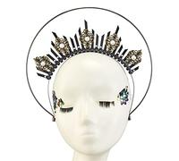 Watreketal Headband,Headpiece Spiked Headpiece Headband HaloCrown Headband Headband HaloCrown Headpiece