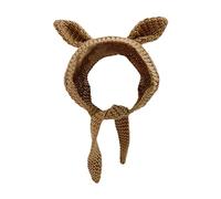 Watreketal Headband,Sweet Girls Crochet Headband Winter Windproof Headband Tie Back Camping Headwrap Teens Lovely Hair Headband