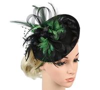 Watreketal Headband,Tea Party Fascinator Headband KentuckyDerbyHat for Women Mesh Flower Headpiece Dress Hat Lady Wedding Bowler