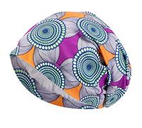 Watreketal Headband,Trendy Forehead Double Layer Pre-Twist Soft Turbans for Black Women African Flower Knot Turban