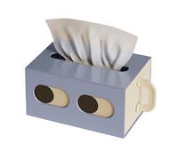 Watreketal Innovative Tissue Box Holder Distinctive Styles Decorative Storage Solution for Cars and Desktops Tissue Container