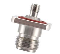 Watreketal L16 Female To Female 4Holes Flanges Connector 4Hole Adapter With 25mm Panel Mount N Type To Sma