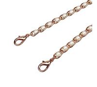 Watreketal Metal Artificial Pearl Chain Strap Crossbody Belt Shoulder Bag Straps Replacement Handbag Accessories for Women Girls Black Shoulder Strap Replacement Purse