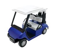 Watreketal Metal Golfs Cart Miniature Sculpture 1:20 Scale Pullback Car Desktop Accent Sports Fan And Children Education Realistic Miniature Vehicle Decors