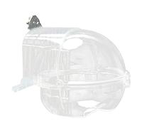 Watreketal Parrot Bath Tub Shower Box Pet Bird Bath For Cage Bathtub Transparent Bathing Screw On Parrot Bathtub