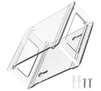 Watreketal PC Wall Mount Bracket Acrylic Space Saving Computer Mounting Stand With Screw Replacement For S12 Small PC Accessories Space Saving Holder