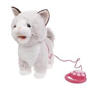 Watreketal Plush Toy for Baby Learn to Crawl Leash Control Interactive Singing & Walking Animal Kids Talking Singing Leash Dog Toy