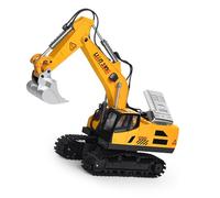 Watreketal Remote Control Excavator Toy For Boys Metal Shovel Constructive Birthday Gifts Boy For 3 4 5 6 7 8 Years Old Remote Control Excavator