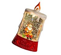 Watreketal Shape Swirling Glitter Christmas Lamp Snow Globes Table Light For Kids Bedroom Nursery Holiday Decoration Mysterious Party Gift