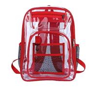 Watreketal Simple and Stylish Clear Backpack School Backpacks See Through Laptop Backpacks School Bag for Student School Bag