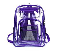 Watreketal Simple and Stylish Clear Backpack School Backpacks See Through Laptop Backpacks School Bag for Student School Bag