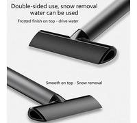 Watreketal Snow Broom Ice Scraper with Soft No-Scratch TPU Head 10inch Long Handle Winter Windshield Ice Breaker Car Ice Scraper for Windshield No Scratch