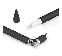 Watreketal Soft Silicone for Case for Pencil 1st Protective Sleeve Holder Grip and Nib Cover Accessorie Kit the Cover for Protects Pencil Cap Against Rolling Off Uneven Surface and Being Lost