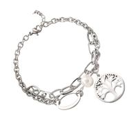 Watreketal Sophisticated Pearls Jewelry Stylish Trees Of Life Pearls Stylish Wrist Chain Charm For Modern Women Business Casual Jewelry
