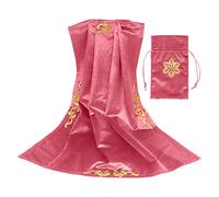 Watreketal Tarot Cloth Velvet Cards Tablecloth With Bag Oracles Divinations Playing Card Pad Board Game Accessories Card Tablecloth Table For Reading Square Pouch Bag