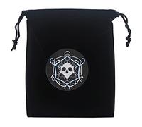 Watreketal Tarot Pad Dowsing Board Divination Metaphysical Game Supplies Accessaries Flannel Drawstring Storage Bag Flannel Pouches with Drawstrings Card Sleeves Storage Bag Drawstring Bags Velvet