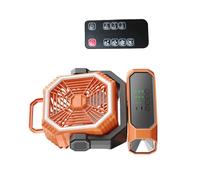 Watreketal Tent Misting Fan 20000mAh 10000mAh Rechargeable With LED Lanternn And Automatic Oscillation For Outdoor Use Remote Controls Camping Fan