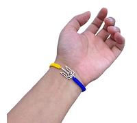 Watreketal Ukraine For Women Men Handmade Woven String Jewelry Couple Bangle Ukraine Braided Bracelets For Men Woven String Making Kit