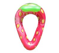 Watreketal Water Hammock Outdoor Games Pool Float Strawberry Inflatable Floating Sofa Sunbath Toys for Swimming Pool/Travel Use Pool Float Mat for Kids Adults