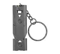 Watreketal Whistles High Decibels Steel Boating Signaling Multifunction Survival with Keychain Survival High Decibels Survival Keychain