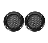 Watris Veiyi 2 x 2 inch speaker grille, 6.5 x 6.5 x 1.5 cm / 2.6 x 2.6 x 0.6 inch speaker cover, black ABS sound system cover grille for speaker protection