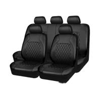 Watsky 9pcs Car Leather Seat Cover Sets, For Suzuki Grand Vitara Ignis Jimny Kizashi Livio Swift Full Surround Waterproof Breathable Comfortable Protector Set 5-seater Accessories,A/black