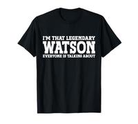 Watson Personal Name Funny Watson T-Shirt