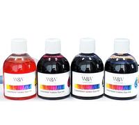 Watson & Webb Universal Edible Ink; 4x100ml Bottles, ISO-Certified; Food-Safe, Vibrant Colours for Refill Printers, Custom Edible Printing,