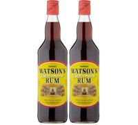 Watsons Demerara Rum 70cl | 40% ABV | Blend of Oak Matured Rums from Guyana | Blackcurrants, Dates and Demerara Sugar | Ideal for Gifting (Pack of 2)