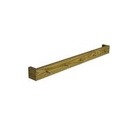 Watsons 'Ellis' - Wood Wall Mounted 80cm Floating Shelf With 5 Hooks - Oak in Brown WATSONS Brown