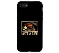 Watt A Ride Funny Electric Vehicle E-Scooter An Ebike Driver Case for iPhone SE (2020) / 7/8