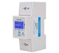 Watt Hour Meter Digital Display Single Phase Electric Power Meter Can-be-Reset Wide Application Multi-function Easy Mounting Suit for Home Use