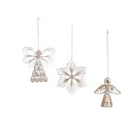 Watt & Veke Angel mix Christmas decorations 3-pack White