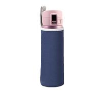 Watter Bottlee - Water Bottle Sleeveee - Neoprene Carrier Insulaaed - Non Slip Protective Glass Bottles Cover with Strap - Portable Thickened Insulated Cup Sleeve for Cool Or Hot Drinks, Colorful