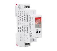 Wattive Time Relay Delay Relay Digital Delay Time Relay AC/DC 12V-240V Top-Hat Rail Relay Time Switch Trailing Relay Off Delay 0.1 s - 99 Days Ultra Long Switch-on Delay