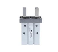 WATTSBVD 1pcs HFZ MHZ2 10D 16D 20D 25D 32D 40D Double Acting Air Gripper Pneumatic Finger Cylinder Aluminium Clamps Bore 10-40mm(HFZ32)