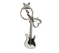 WaTudouYe Y2k Guitar Pentagram Star Keychain for Women Sweet Cool Trend Fashion Pendant Keyring Vintage Aesthetic Accessories Gift