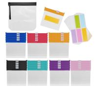 WATUNID Pack of 28 Pill Bags with Labels, Reusable Medicine Bags with Zip, Portable Pill Bag, Sliding Closure, Travel Medicine Pill Bag for Pills, Small Items