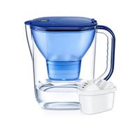 Watus Water Filter, Blue, 3.8 Litres, Water Jug with Filter Cartridge | Includes 1 Watus Cartridge, Drinking Water Filtering to Reduces Limescale, Reduces Chlorine, Reduces Lead and Copper