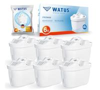 Watus Water Filter Cartridges, for Brita Water Filter Cartridges, Brita Maxtra Pro, Maxtra Plus, Reduces Lead, Chlorine, Heavy Metals and Limescale in Water (6)
