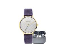 Watx andco Women's Analogue Quartz Watch with Fabric Strap WATCH10_38, strip