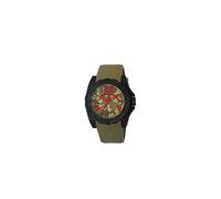 Watx Men's Quartz Analogue Watch with Rubber Strap RWA1808, Green, 45MM, Strip