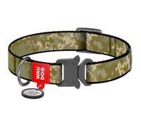 WauDog L 25 mm dog collar - Military Camo